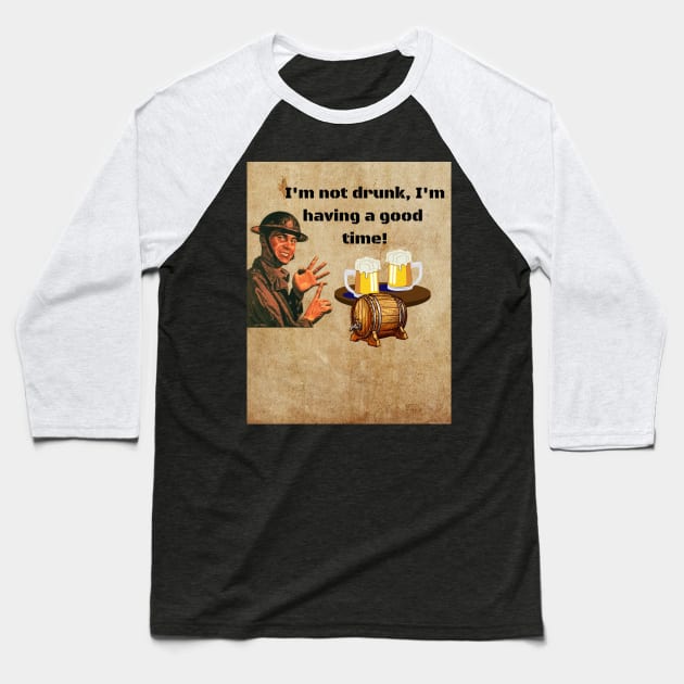 I'm not drunk Baseball T-Shirt by meltubs76